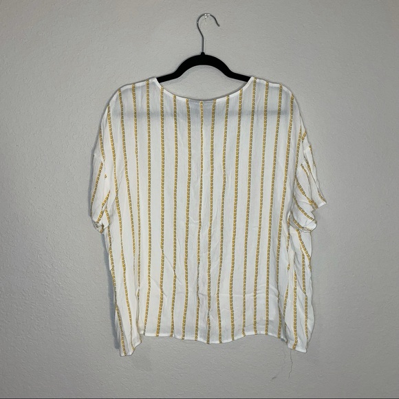 Lane Bryant Tie Front Essential Blouse Size 18 - Picture 7 of 7